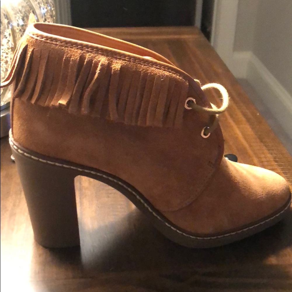 Tory Burch Hilary fringe booties
